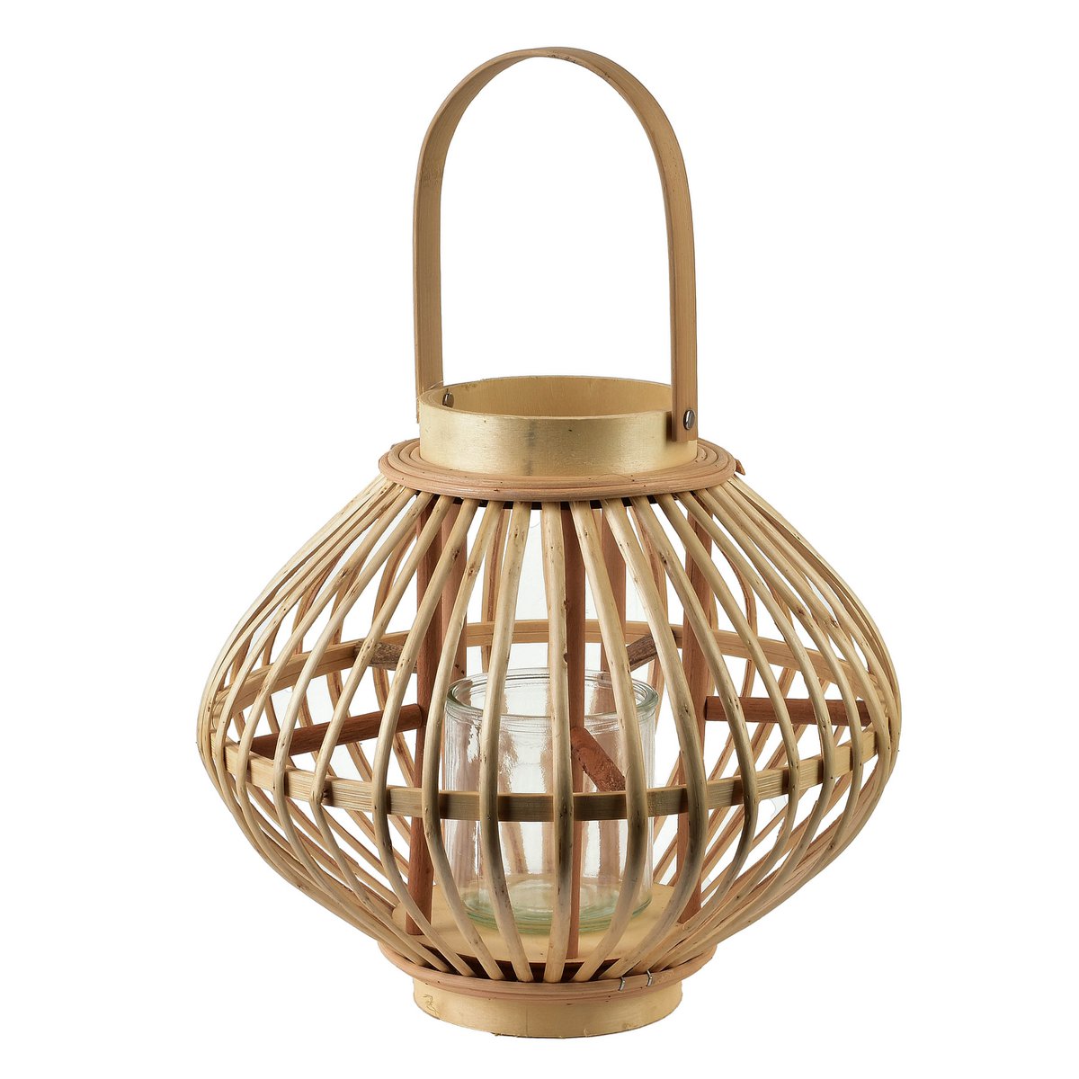 LUCIE NATURAL Lantern 32xh27cm
