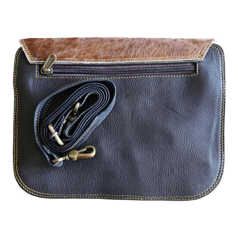 Leather animal print bag Bella Winter