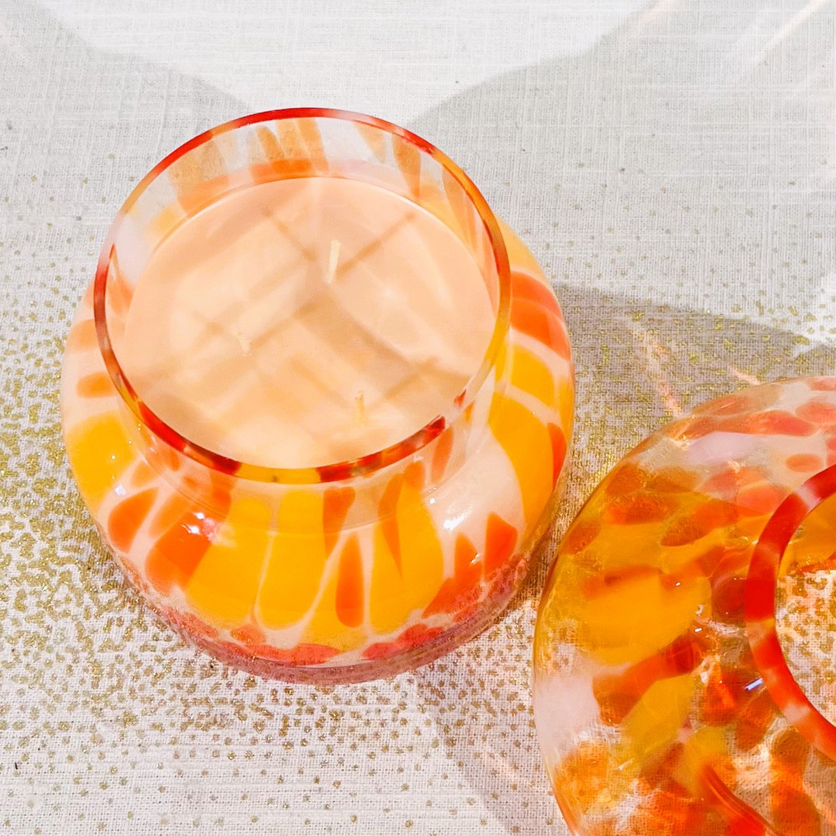 Table Lamp Candle || Orange