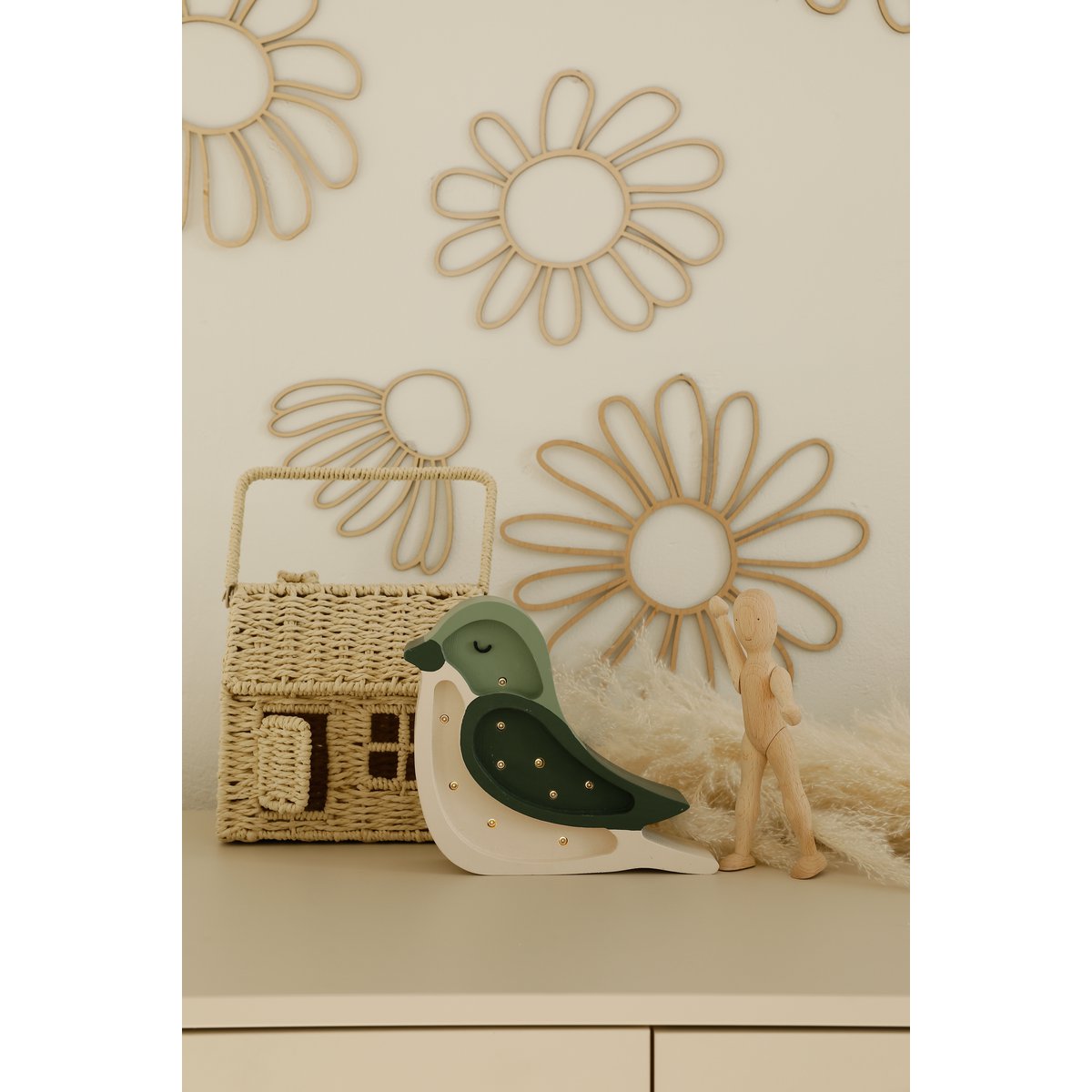 LITTLE LIGHTS FUGL MINI LAMPE