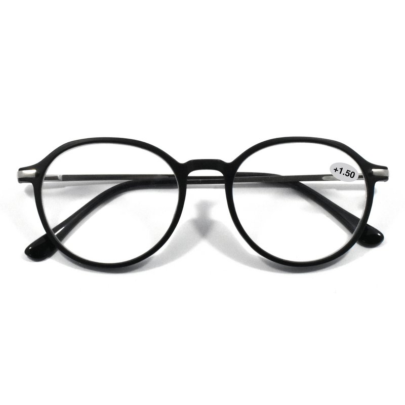 Læsebriller – Sacha Metal Black +1,5