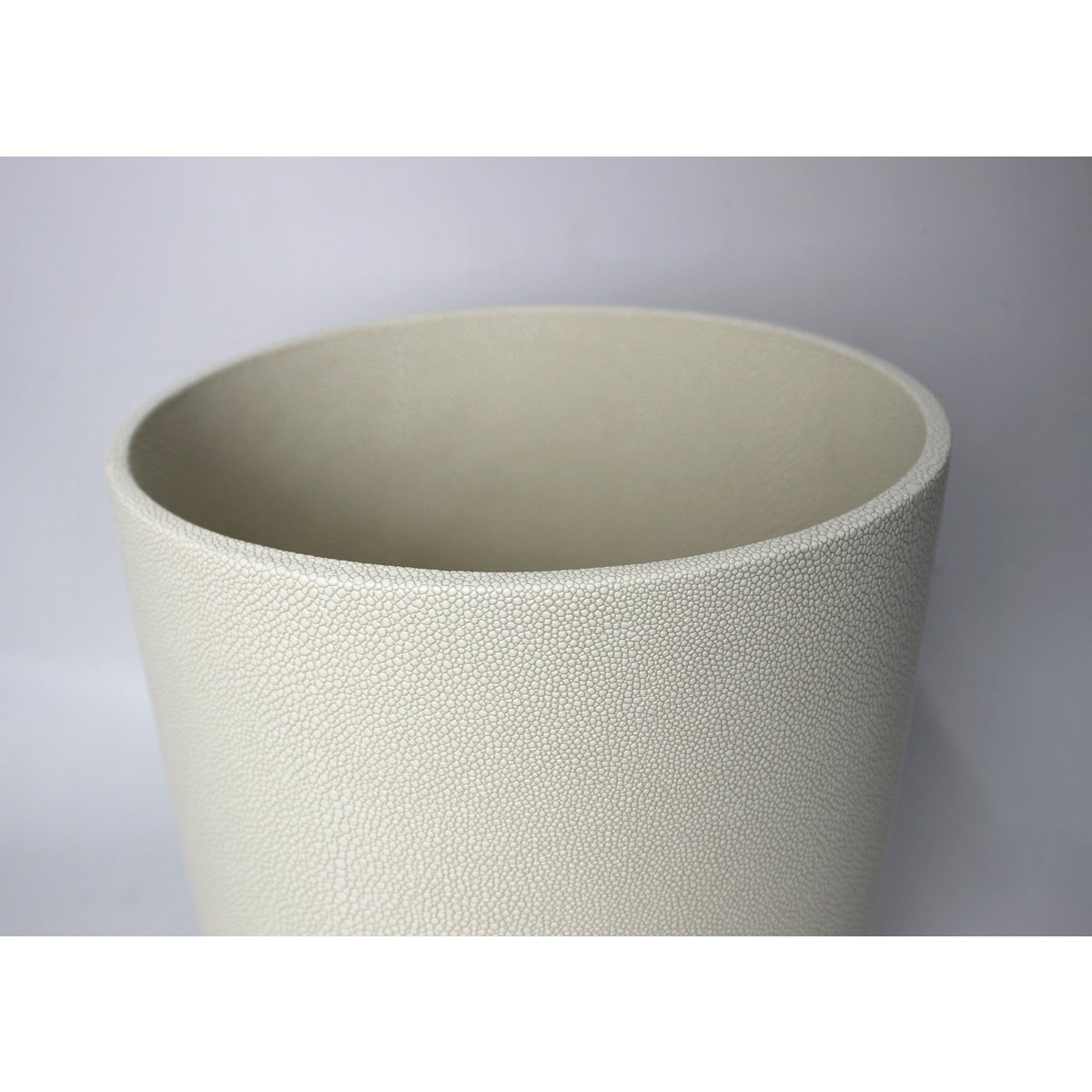 Rund affald af syntetisk lædercreme Ray Optics Coated 22XH28 cm