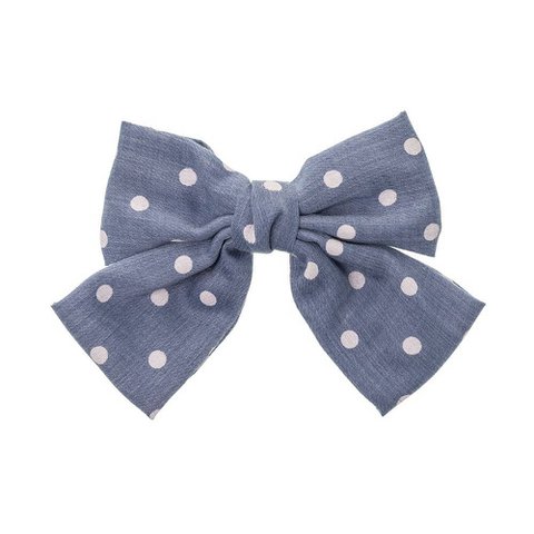 Große Artisan Polka Dots Schleife mit Entenclip