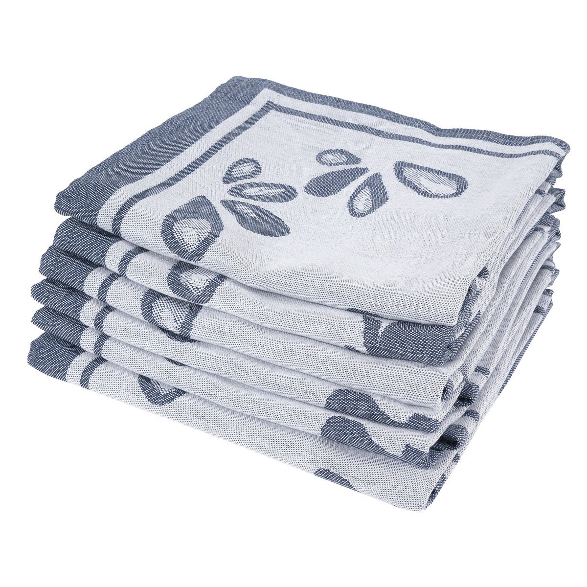 100% Baumwolle Küchentextilien-Set 6-teilig Junge Mädchen Blau