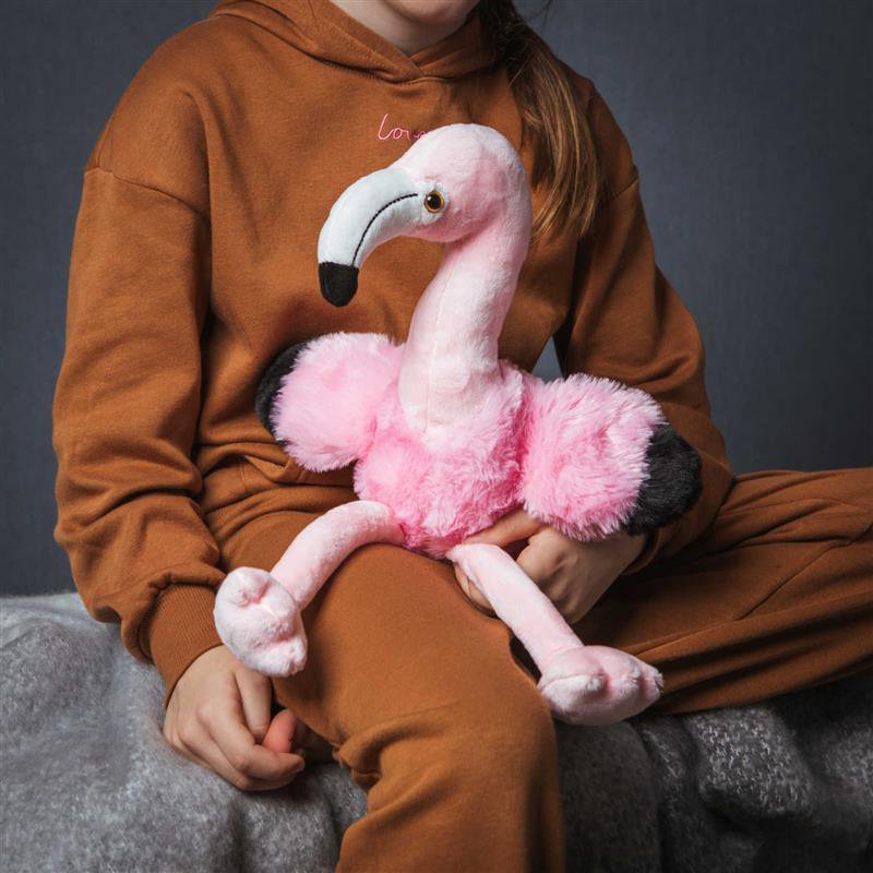 Plyslegetøjsflamingo Fernando - tøjdyr