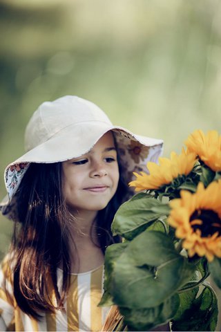 AVA Sommermütze für Mädchen - Beige