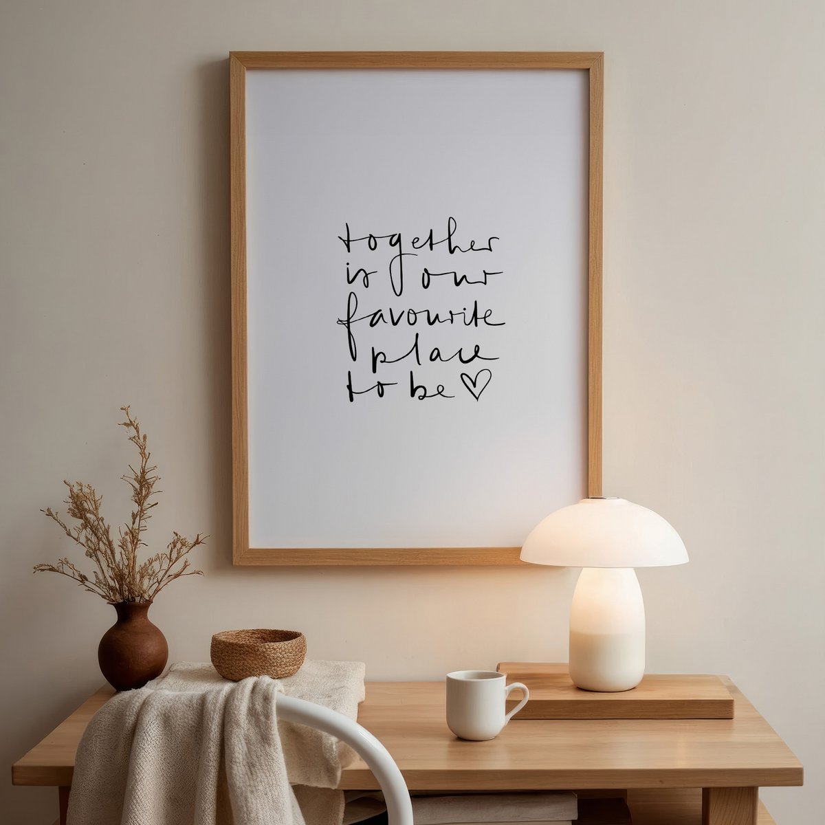 Poster: Together is our favourite place to be
