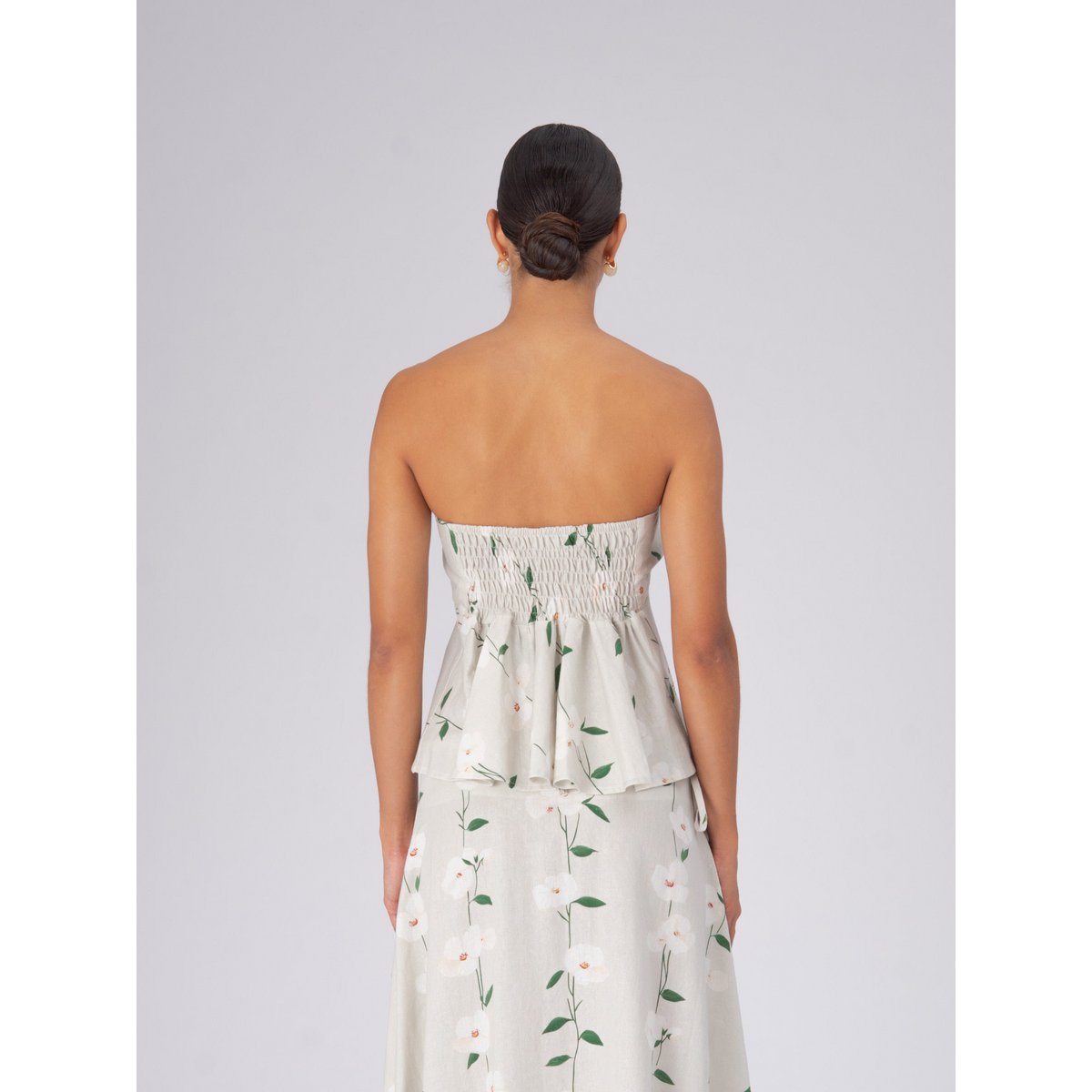 Zomer harlekijn bloemenprint top