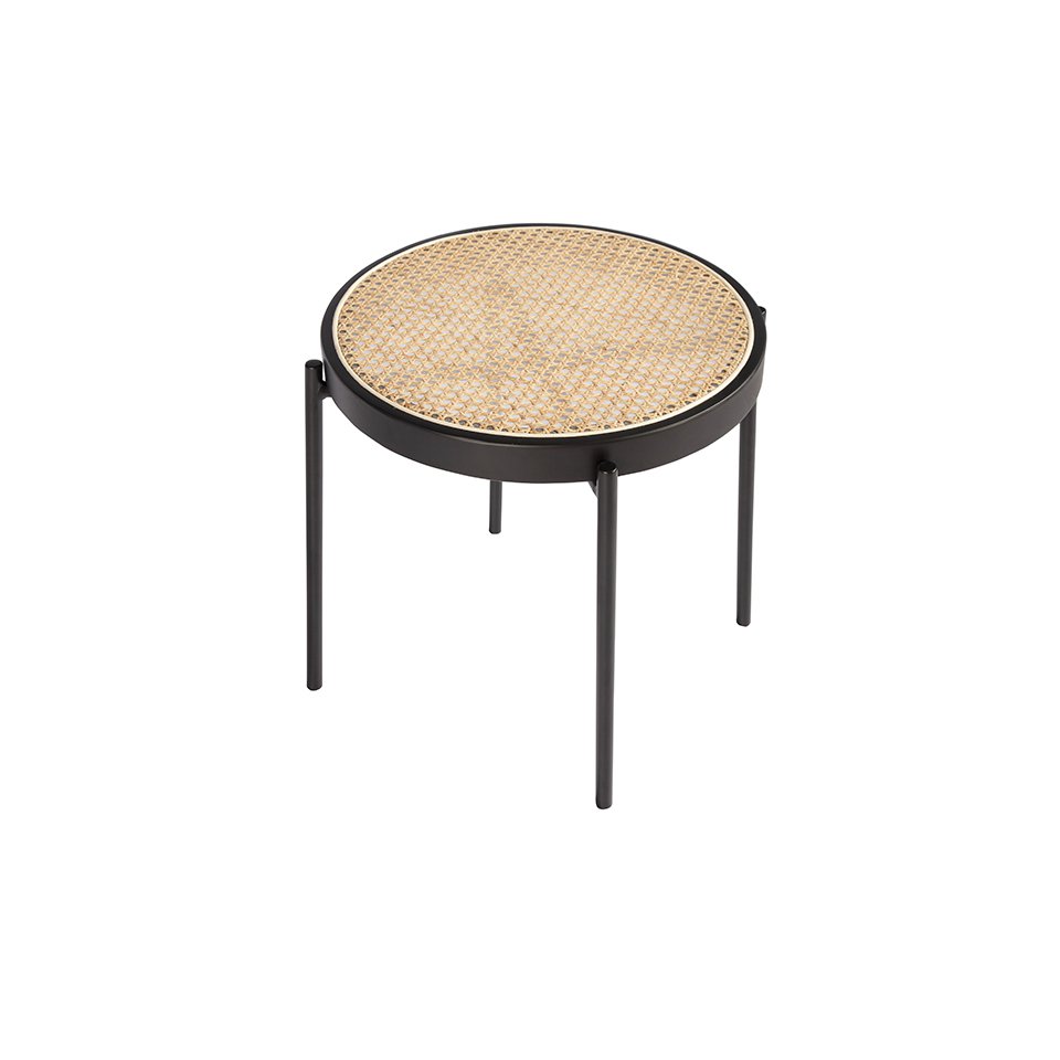 Rattan round corner table 2109