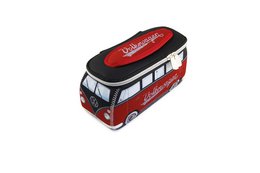 Volkswagen VW T1 Bus 3D Neopren Universal Taske - Lille - /Rød & Sort