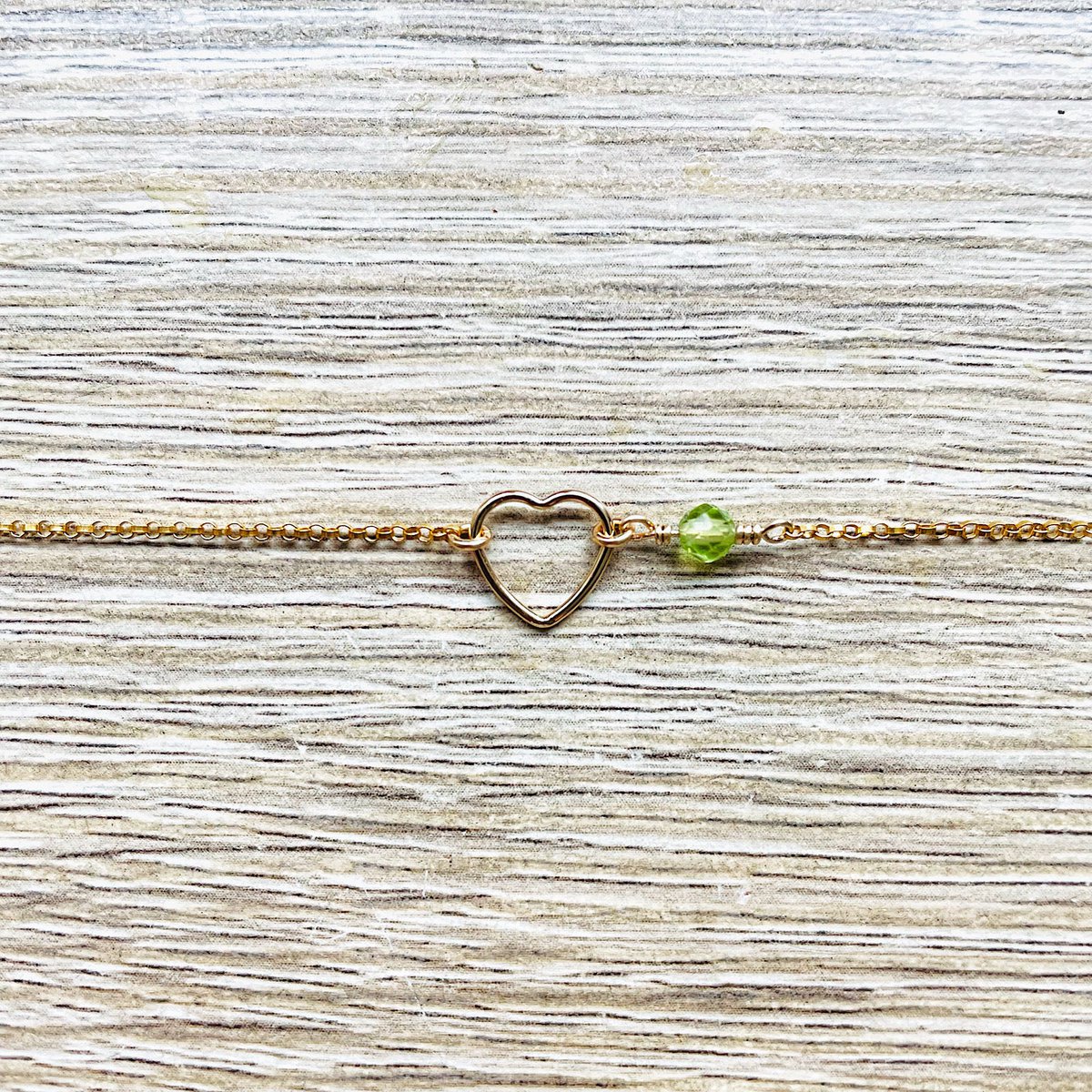 Brazalete de piedra natal de mi corazón