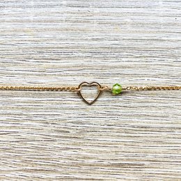 My Heart Birthstone Bracelet