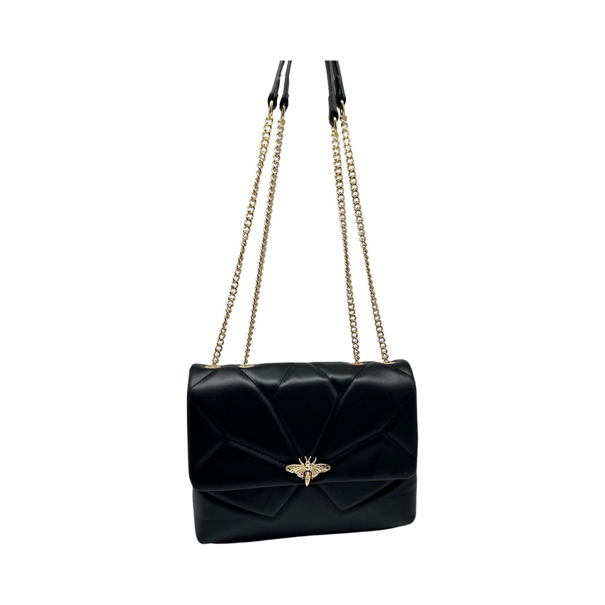 BORSA SOPHIE IN PELLE DI VITELLO TRAPUNTATA