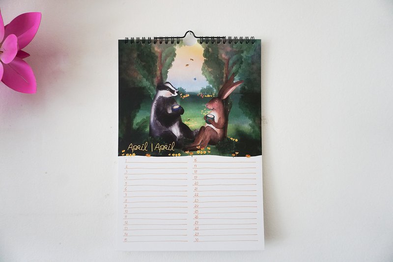 Calendar Bosdieren