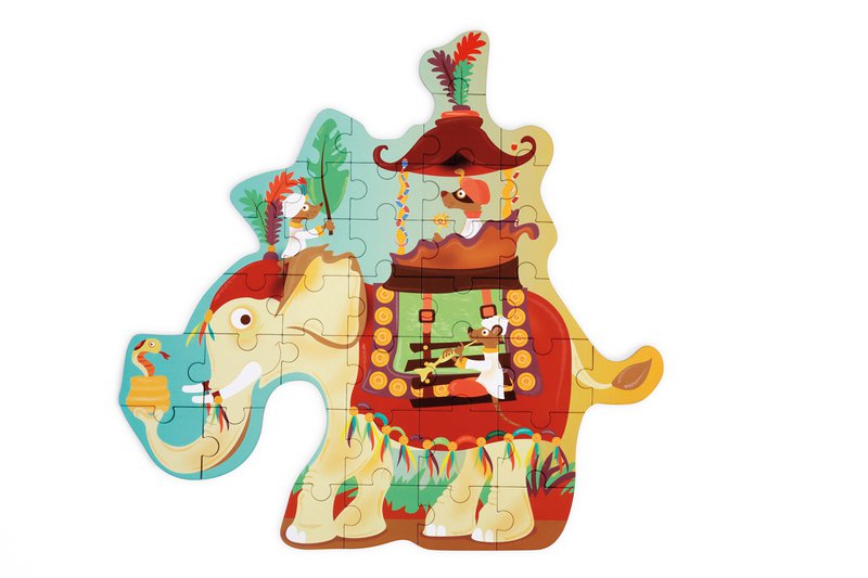 Contour Puzzel - Olifant