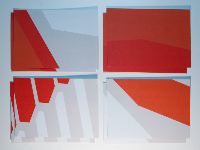 Días de primavera • Juego de postales