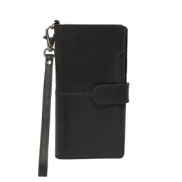 iPhone 11 Pro Max Bookcase Case Black Leather – Leather Case iPhone 11 Pro Max Black – iPhone 11 Pro Max Case Buffalo Leather