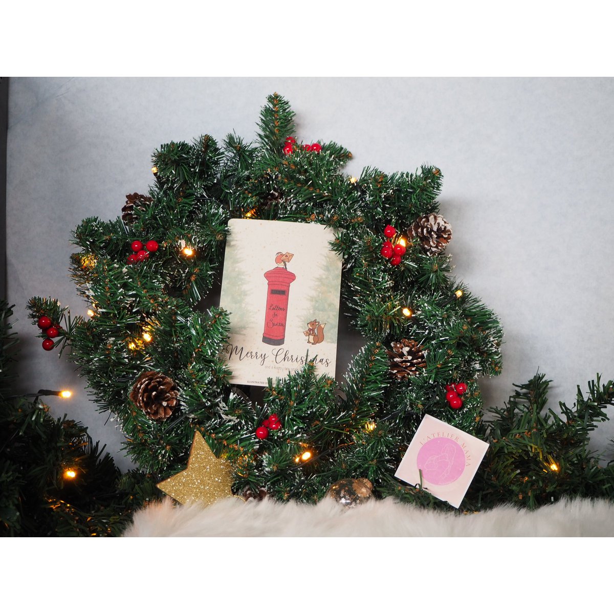 Cartolina di Natale 'Lettere per Babbo Natale'