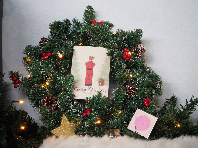 Cartolina di Natale 'Lettere per Babbo Natale'