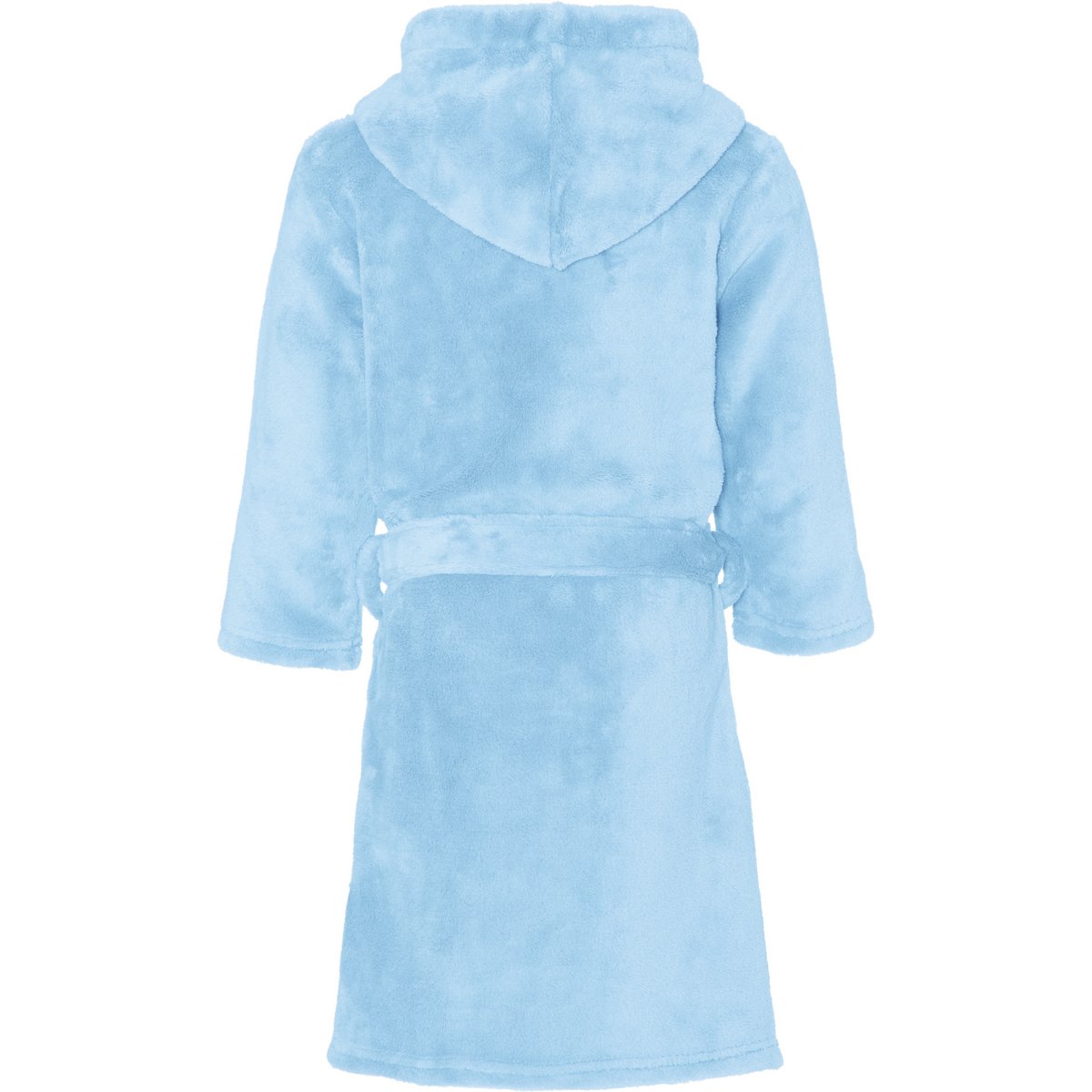 Peignoir polaire uni - bleu