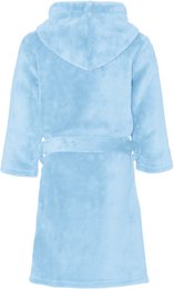 Fleece badekåbe uni - bleu
