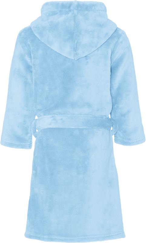 Fleece badekåbe uni - bleu