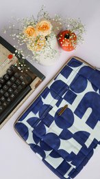 Laptoptaske | Dyed Sleeve Polstret Print Størrelser | Bomuld