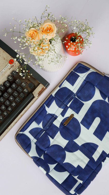 Laptoptaske | Dyed Sleeve Polstret Print Størrelser | Bomuld