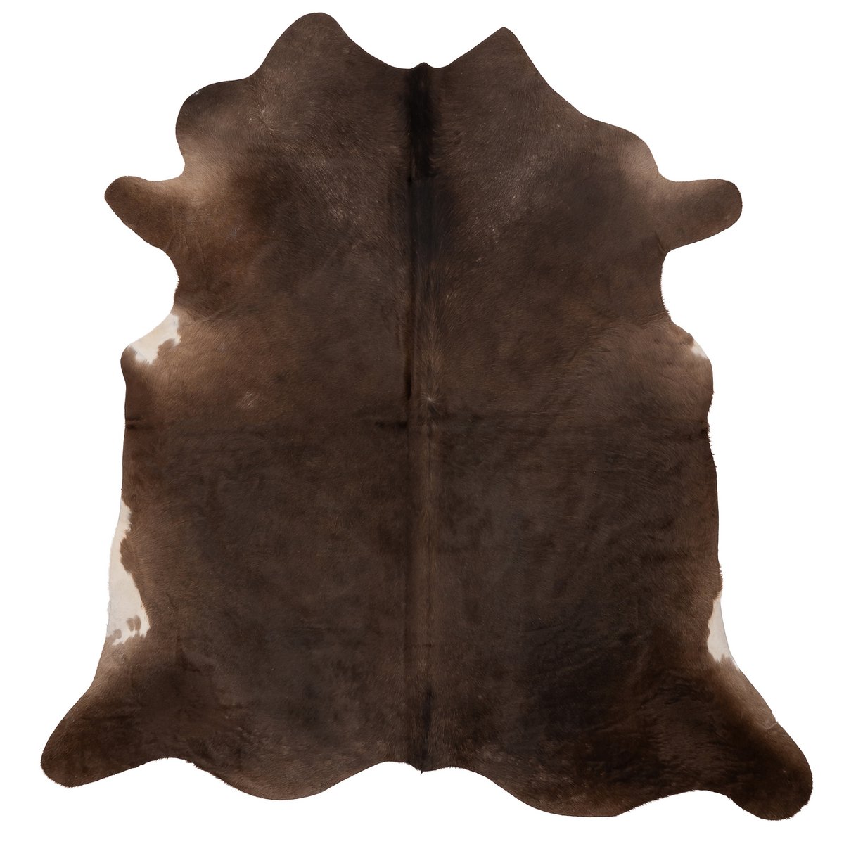 K847 | Unieke Koeienhuid XL | Donkerbruin | ca.210 x 180cm