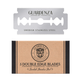 GUARDENZA DOUBLE EDGE BARBERBLAD - Pakke med 5