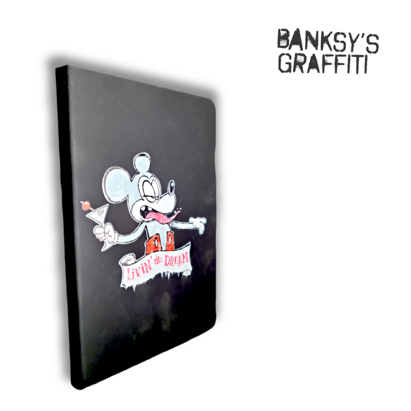 Banksy notitieboek in A5-formaat - Mickey Living the Dream