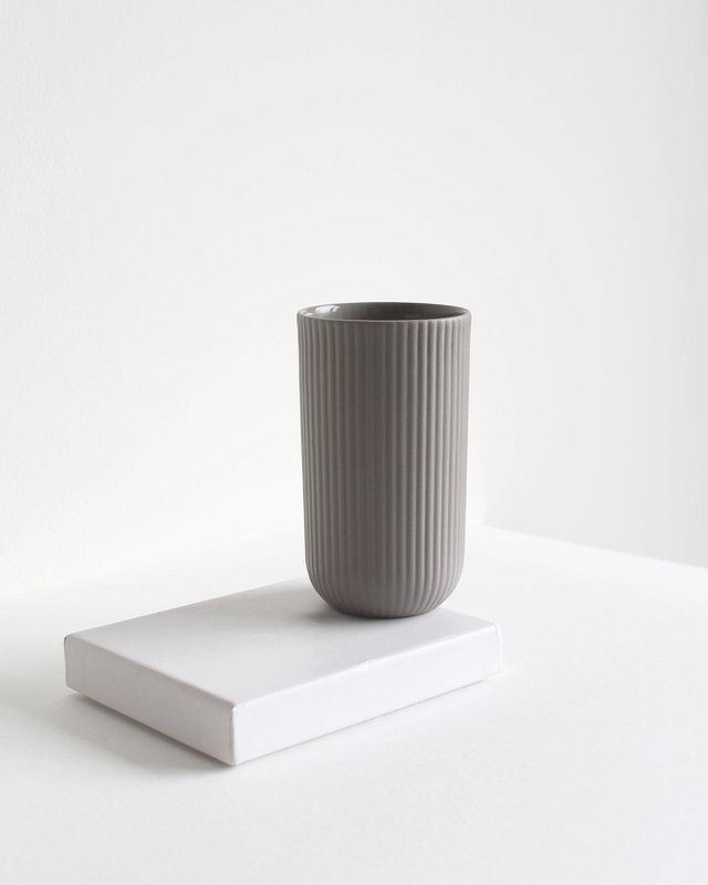 Tazza alta Colonna | grigio chiaro
