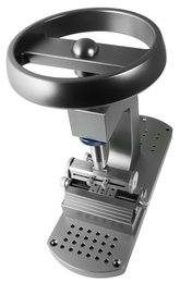 Hochwertiger Gehäuseöffner mit Handrad, Edelstahl, grau