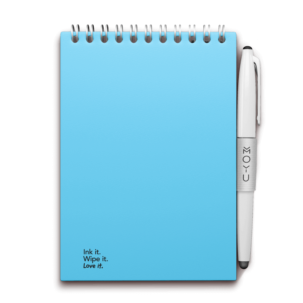 MOYU Erasable Notebook A6 Hardcover - Sky Blue