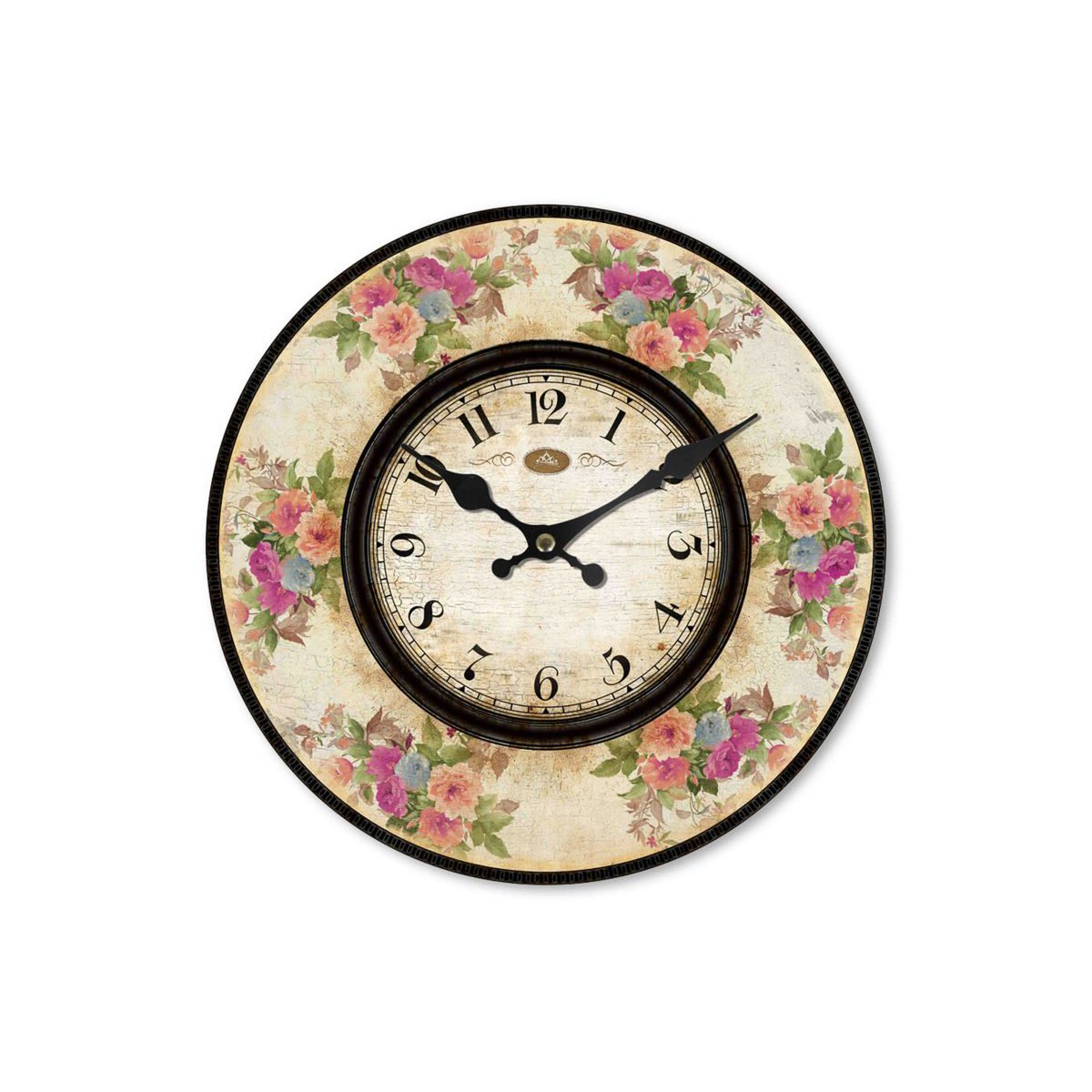 Horloge bois Couleurs 29 cm Isabelle Rose