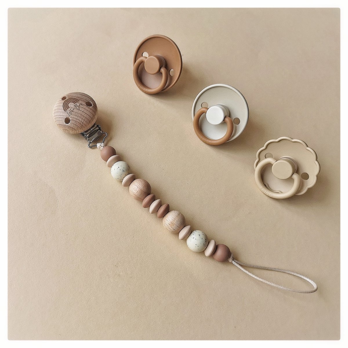 Speenkoord Boho Beige