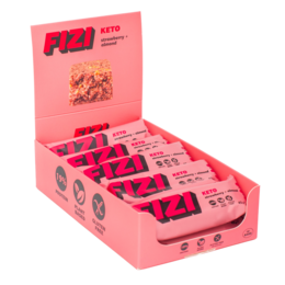 Keto Vegan Gluten Free Bar "Strawberry + Almond" 45G