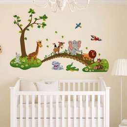 Wooden bridge savannah stickers