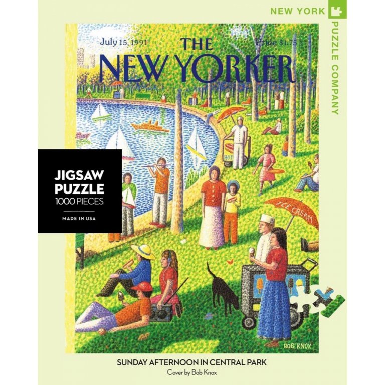 New York Puzzle Company Puzzel Sunday Afternoon in Central Park - 1000 stukjes