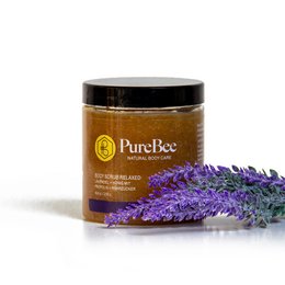 Hej, jeg er afslappet - lavendel kropsskrubben