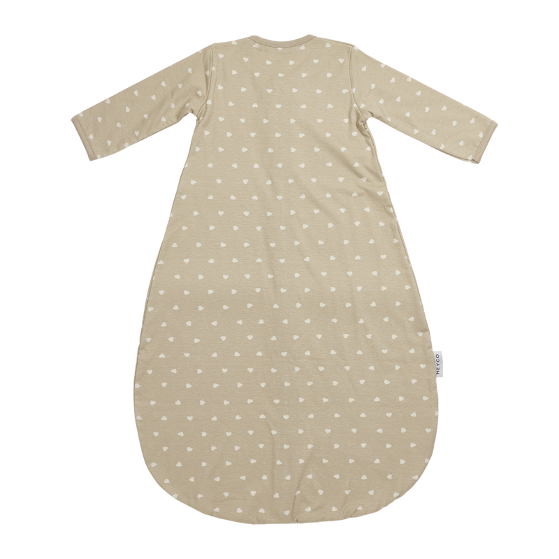 Saco de dormir redondo sin forro con manga fija de punto Sweet Heart Sand/Soft Sand 110cm