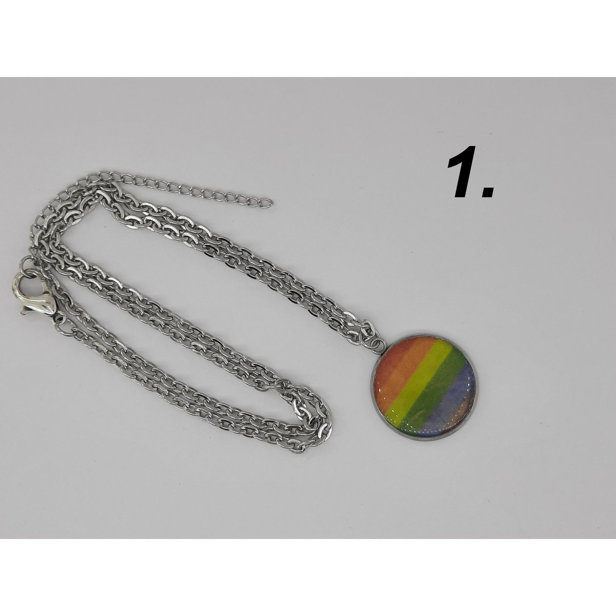 #1187 regenboog pride kettingen set 