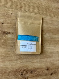 Cotton fresh scented sachets in a beige paper bag with a blue label.