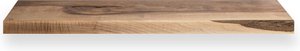 Tu Las™ schwebendes Wandregal aus Holz – 94 x 22 x 4 cm – handgefertigtes längliches Bücherregal – Walnussholz