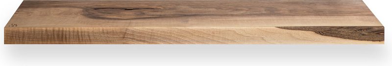 Tu Las™ schwebendes Wandregal aus Holz – 94 x 22 x 4 cm – handgefertigtes längliches Bücherregal – Walnussholz