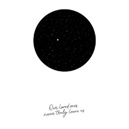 Card "starry sky"