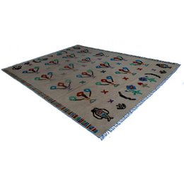Alfombra Kilim Beige Turba Soumak