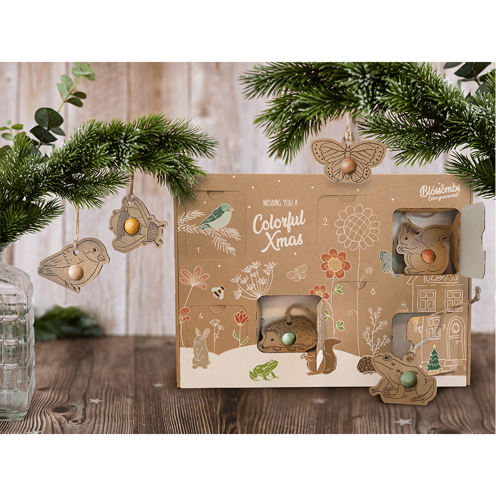 Advent Calendar Christmas - 7 Wild Flower Seeds