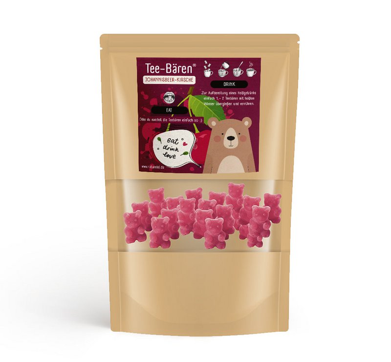 Tea-Bears® Red Fruit Jelly (ribs-kirsebær)