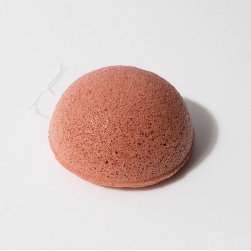 Natural Konjac Sponge for Face with Red Clay